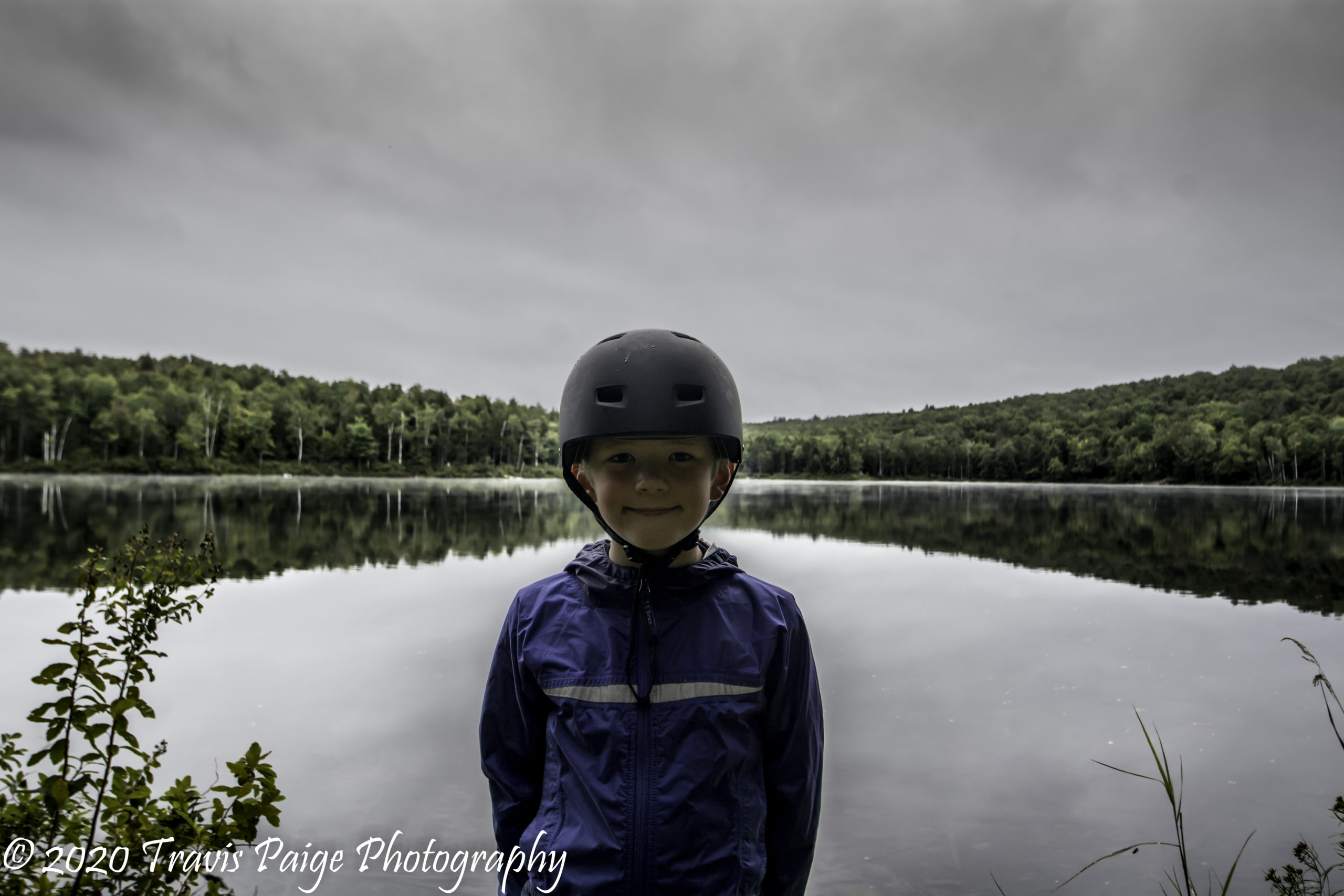 A Happy Face-Town Line Pond