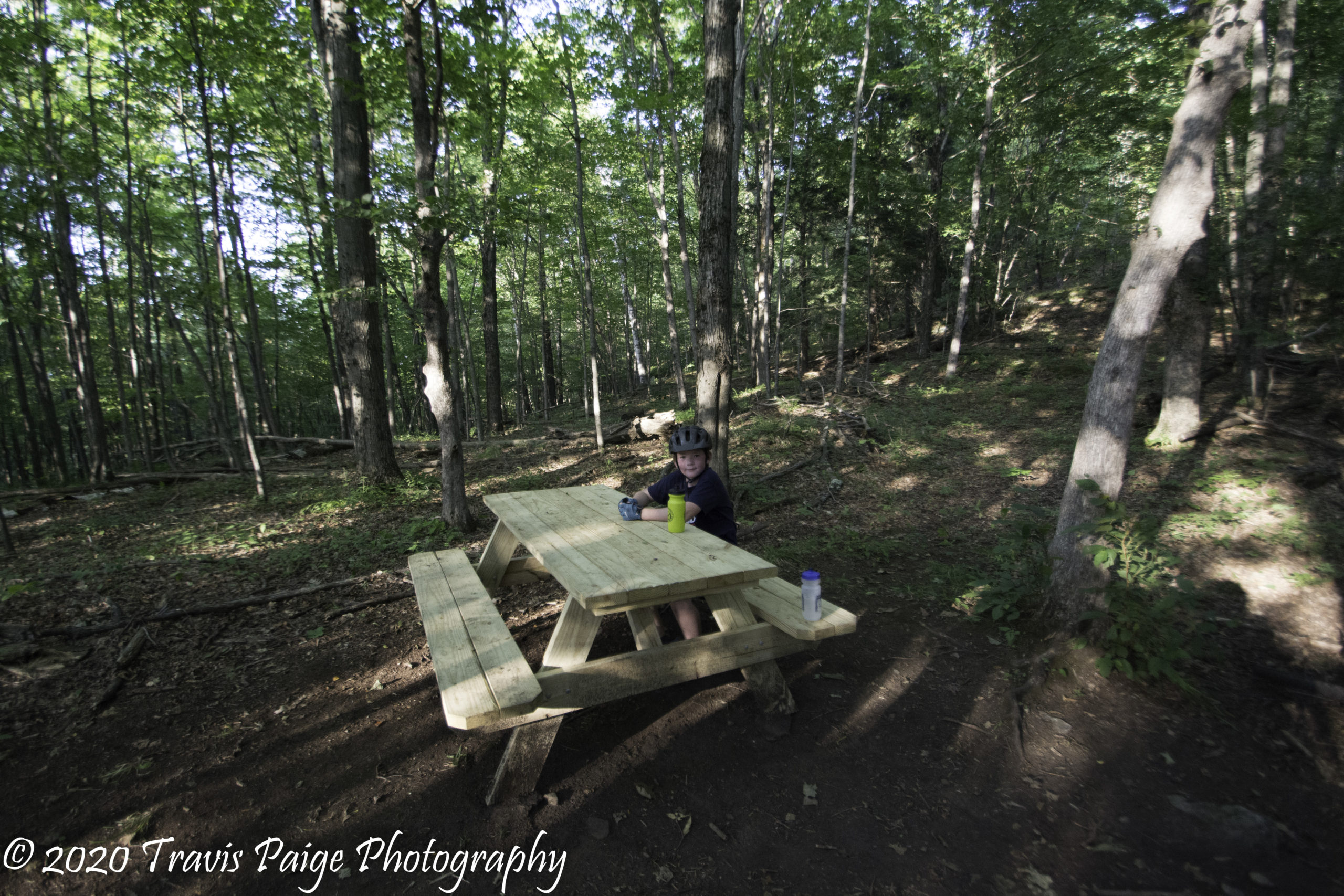 Taking a Break at the Ascutney Trails